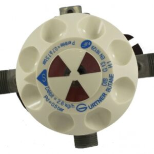 Détendeur inverseur butane 2,6 kg/h - pression sortie 500 mbar - entrée mâle 20x150 sortie mâle 20x150. disponible abidjan cote d'ivoire.