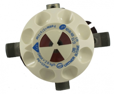 Détendeur inverseur butane 2,6 kg/h - pression sortie 500 mbar - entrée mâle 20x150 sortie mâle 20x150. disponible abidjan cote d'ivoire.