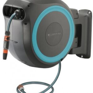 Dévidoir automatique mural rollup l 30 m - gardena (bleu turquoise). disponible abidjan cote d'ivoire.