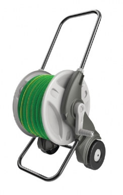 Dévidoir sur roues équipé et monté / ø15mm x 25 m avec nez, raccords, lance / techno. disponible abidjan cote d'ivoire.