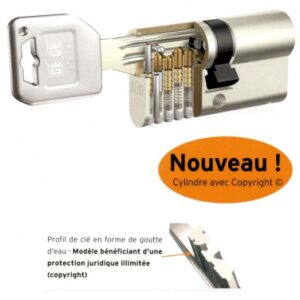 Demi cylindre assemblé pextra ( 30x10 ) 3 clés. disponible abidjan cote d'ivoire.