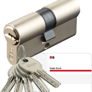 Demi cylindre profilé européen 6 goupilles ( 30x10 ) inox 5 clés réversibles​. disponible abidjan cote d'ivoire.
