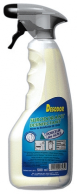 Desinfection surodorant douceur des alpes u2 - concentré en essences - 500 ml. disponible abidjan cote d'ivoire.