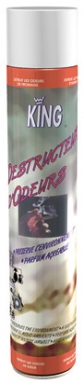 Destructeur d'odeurs ecume king - matières neutralisantes et absorbantes - 750 ml. disponible abidjan cote d'ivoire.