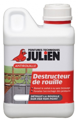 Destructeur de rouille ot'rouille – sans brossage – sur supports ferreux, galvanisés ou cuivre - gris à gris marbré - 0,5 l. disponible abidjan cote d'ivoire.