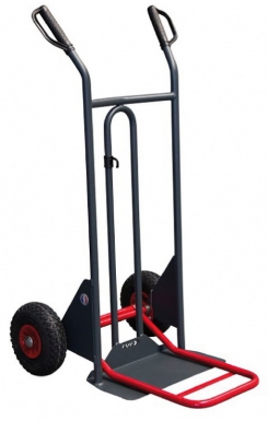 Diable basculement assisté 350 kg, roues pneus gonflés, pelle 490x180. disponible abidjan cote d'ivoire.