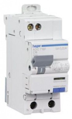 Disjoncteur différentiel bipolaire 1 ph+n de type ac i∆n 30 ma - in 32a. disponible abidjan cote d'ivoire.