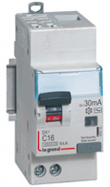 Disjoncteur différentiel dx³4500 arrivée haute automatique et départ bas à vis u+n 230v~ - 20a typeac 30ma - 2 modules. disponible abidjan cote d'ivoire.