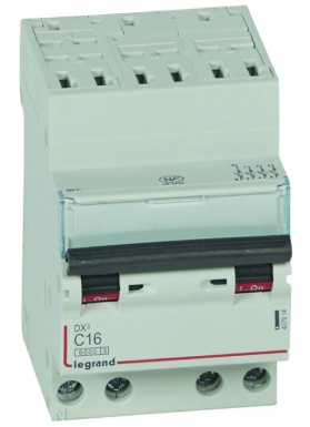 Disjoncteur dx³6000 10ka arrivée haute automatique départ bas à vis 4p 400v~ - 20a - courbe c - pour peigne hx³ optimisé. disponible abidjan cote d'ivoire.