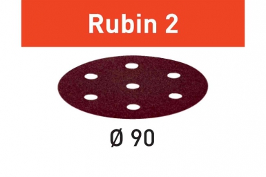 Disque abrasif rubin 2 stf d90/6 p220 ru2/50 - ø 90 mm grain p220 - 50 pièces. disponible abidjan cote d'ivoire.