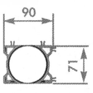 Distancier pour multibanches entraxe 71/90 mm. disponible abidjan cote d'ivoire.