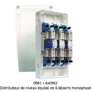 Distributeur de niveau 200a (livré nu) capacité de raccordement cu 25 à 95 mm2 / al. disponible abidjan cote d'ivoire.