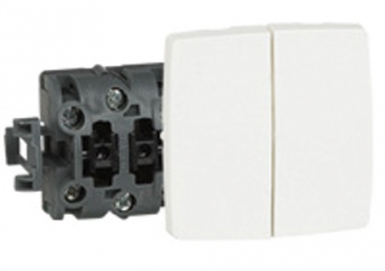 Double poussoir composable 6a 250 v. disponible abidjan cote d'ivoire.