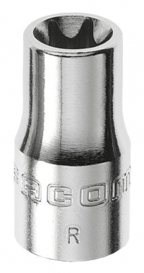 Douilles " rtx " - carré 1/4" - profil chromé - h: 22 mm - n° torx e8​​. disponible abidjan cote d'ivoire.