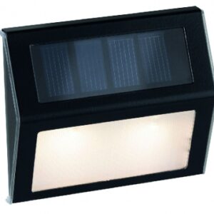 Eclairage pour escalier/marches solar dayton 0,05 w 4lm 3000°k métal / plastique gris ip44 dim. disponible abidjan cote d'ivoire.