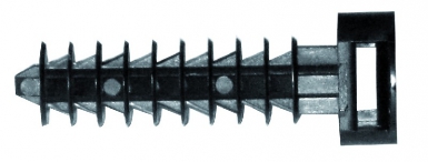 Embase à cheville pour collier colson perçage ø 8 polyamide noir. disponible abidjan cote d'ivoire.