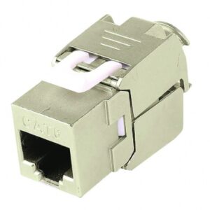 Embase keystone rj45 cat 6 ftp autodenudant verrouillage : avec clip. disponible abidjan cote d'ivoire.