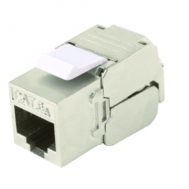 Embase keystone rj45 cat 6a ftp autodenudant - verrouillage : avec clip. disponible abidjan cote d'ivoire.