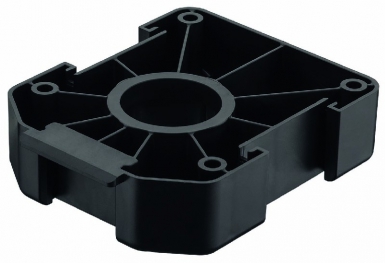 Embase, pour système de plinthe häfele axilo™ 78 à visser - noir. disponible abidjan cote d'ivoire.