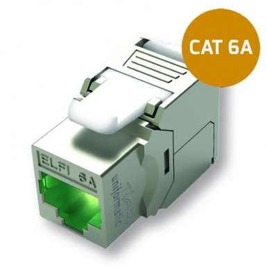 Embase rj45 a reperage lumineux elfi cat 6a boite de 8. disponible abidjan cote d'ivoire.