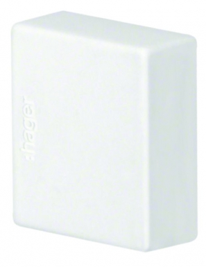 Embout cache de découpe pour goulotte lf 15x15mm blanc pure. disponible abidjan cote d'ivoire.