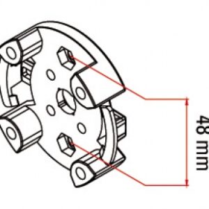 Emetteur 4 touches xt4 fds 433-868 noir. disponible abidjan cote d'ivoire.