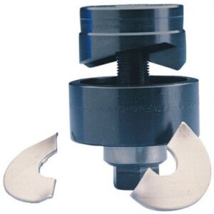 Emporte-pièce à profil de poinçon exclusif - trou ø 12,5 mm - capacité maxi 1,5 mm (acier doux). disponible abidjan cote d'ivoire.