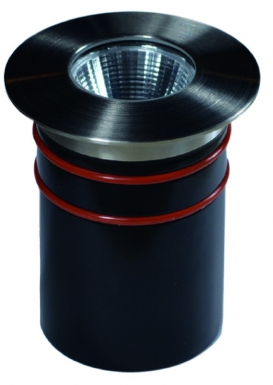 Encastré de sol rond led esio m5  230v ac 5w 3000°k 38°( rdt 90% ) 701 lm ip67 dim. disponible abidjan cote d'ivoire.