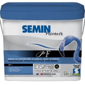 Enduit de finition intérieur en pâte painterz p'f - utilisable en pulvérisation airless - tous supports - 15 kg. disponible abidjan cote d'ivoire.