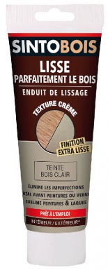 Enduit de lissage bois sintobois bois clair - tube. disponible abidjan cote d'ivoire.