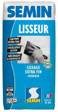 Enduit de lissage extra fin pour tous matériaux - intérieur - 15 kg. disponible abidjan cote d'ivoire.