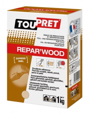 Enduit de réparation bois intérieur / extérieur repar wood - poudre 1 kg. disponible abidjan cote d'ivoire.