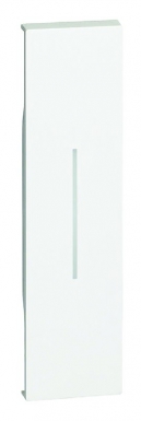 Enjoliveur living now pour commande d'éclairage standard ou lumineuse 1 module - blanc. disponible abidjan cote d'ivoire.