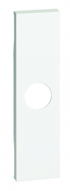 Enjoliveur living now pour prises tv simple mâle et type f à visser et sortie de fil ø 9 mm 1 module - blanc. disponible abidjan cote d'ivoire.