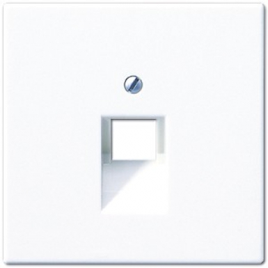 Enjoliveur pour prise rj45 numéris/internet simple blanc. disponible abidjan cote d'ivoire.