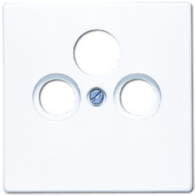 Enjoliveur pour prise tv-fm-sat blanc. disponible abidjan cote d'ivoire.