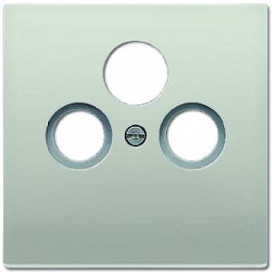 Enjoliveur pour prise tv-fm-sat métal inox. disponible abidjan cote d'ivoire.