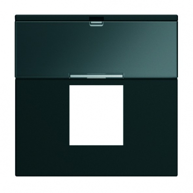 Enjoliveur prises rj45 2 modules avec porte-étiquette - n night. disponible abidjan cote d'ivoire.