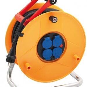 Enrouleur standard pro - 4 prises 2p t 16a, 25 m, h07rn-f 3g2,5 - ø 290 mm. disponible abidjan cote d'ivoire.