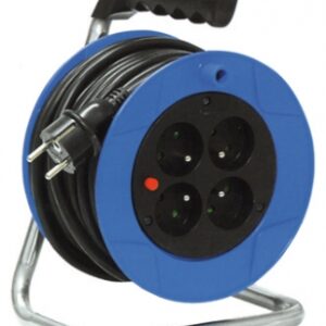 Enrouleur standard s baby - 4 prises 2p+t, 15 m, h05vv-f 3g1,5 - ø 180 mm. disponible abidjan cote d'ivoire.