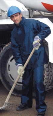 Ensemble de pluie windy polyester enduit pvc cousu soudé - bleu marine - taille xl. disponible abidjan cote d'ivoire.