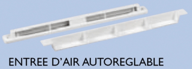 Entrée d'air autoréglable acoustique de type a - isola2 45 ( 45 m3/h ). disponible abidjan cote d'ivoire.