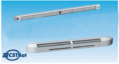 Entrée d"air hygroréglable acoustique eca-hy débit 6 à 45 m3/h 420x45x40 mm. disponible abidjan cote d'ivoire.