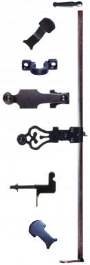 Espagnolette de volets noir cataph. disponible abidjan cote d'ivoire.