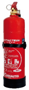 Extincteur pp2p poudre abc extincteur nf à pression permanente - polyvalente sur les 3 types de feux - 2 kg. disponible abidjan cote d'ivoire.