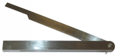 Fausse équerre acier fraisé rectifié à papillon - dimensions 250 mm. disponible abidjan cote d'ivoire.