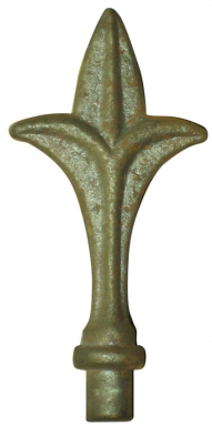 Fer de lance fleur de lys fer forgé dim. disponible abidjan cote d'ivoire.