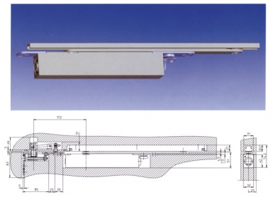 Ferme-porte boxer force fermeture 2-4 vantail max. disponible abidjan cote d'ivoire.