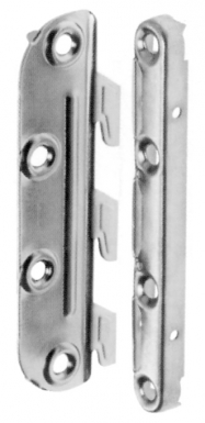 Ferrure 3 crochets acier bichromaté 4 pièces 1/2 gauche​ ​. disponible abidjan cote d'ivoire.