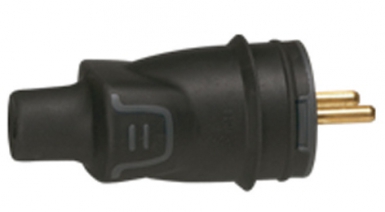 Fiche mâle 2p+t 16a caoutchouc ik08 fiche borne à vis sortie droite ip44 col. disponible abidjan cote d'ivoire.